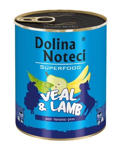 DOLINA NOTECI SuperFood Cielęcina i Jagnięcina 800g
