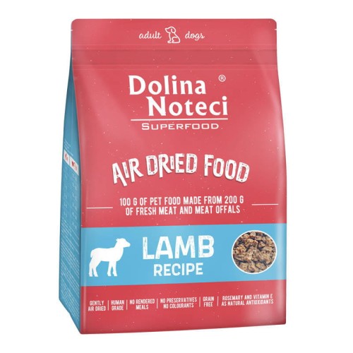 DOLINA NOTECI SuperFood suszona karma dla psów z jagnięciną 1kg