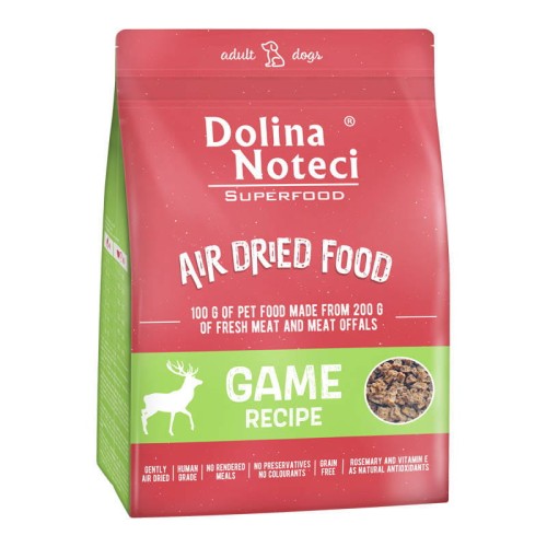 DOLINA NOTECI SuperFood suszona karma dla psów z dziczyzną 1kg