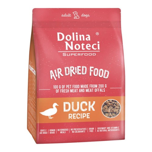 DOLINA NOTECI SuperFood suszona karma dla psów z kaczką 1kg