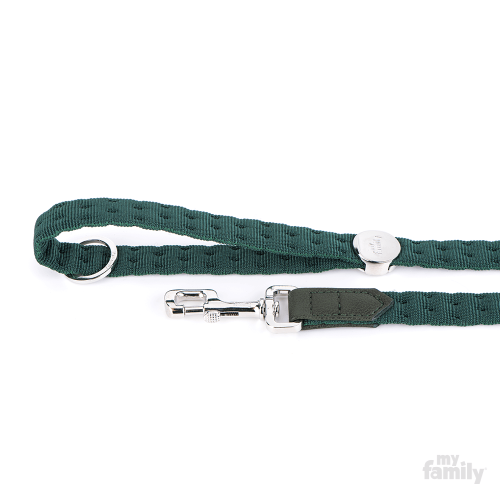 MyFamily MILANO Smycz Nylonowa S 110cm Zielona 5033