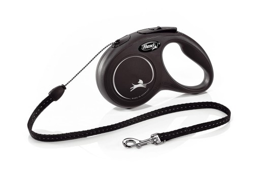 FLEXI New Classic S linka 5m 12 kg czarna
