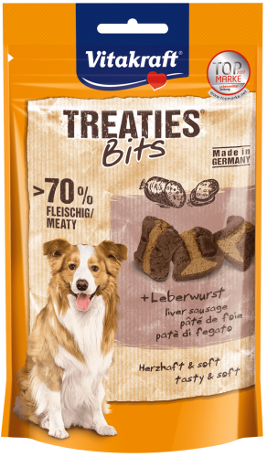 VITAKRAFT Treaties Bits z wątróbką 120g