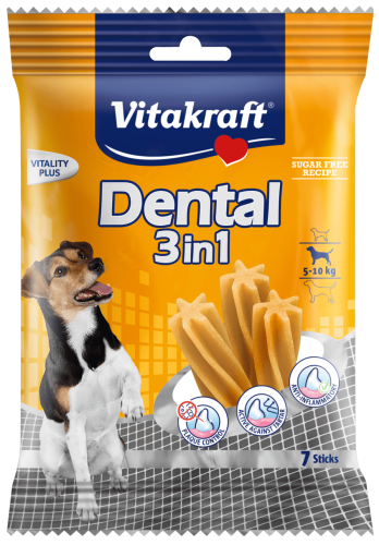 VITAKRAFT Dental 3w1 dla małych ras 120g