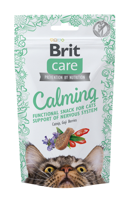 BRIT CARE CAT SNACK CALMING 50G.png