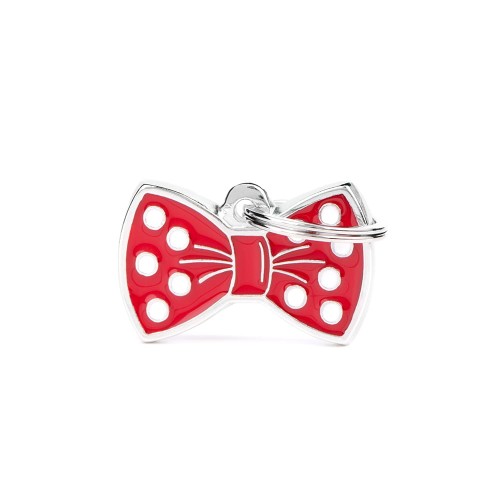 MyFamily Charms adresówka identyfikator BOW TIE kokardka