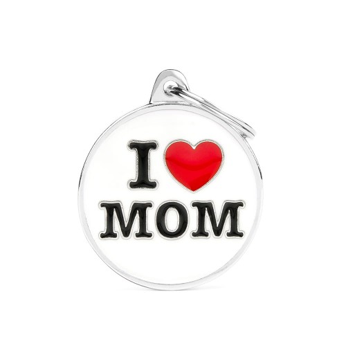 MyFamily Charms adresówka identyfikator BIG CIRCLE I love mom