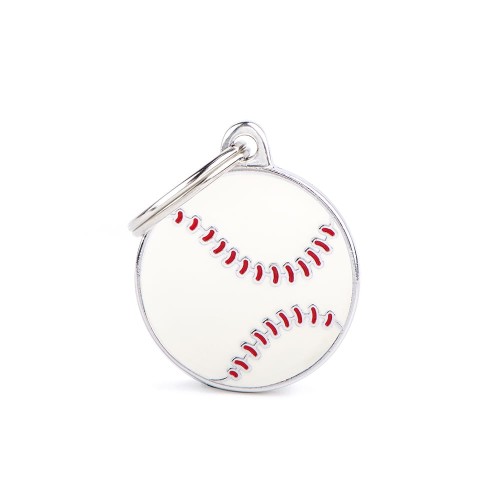 MyFamily Charms adresówka identyfikator MEDIUM CIRCLE Baseball