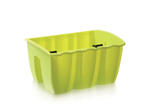 Doniczka na balustradę CROWN limonka 40cm