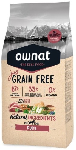 Ownat Just Grain Free Dog Adult Duck 14kg