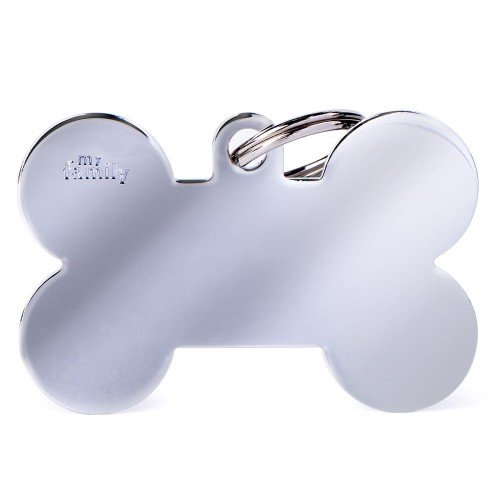 MyFamily Basic Chrome adresówka identyfikator Kość XL chromowana