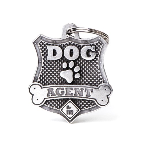 MyFamily Bronx adresówka identyfikator Dog Agent Badge