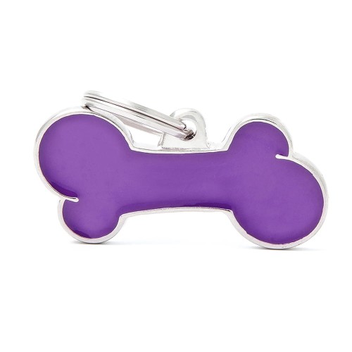 MyFamily Classic adresówka identyfikator Purple XL Bone