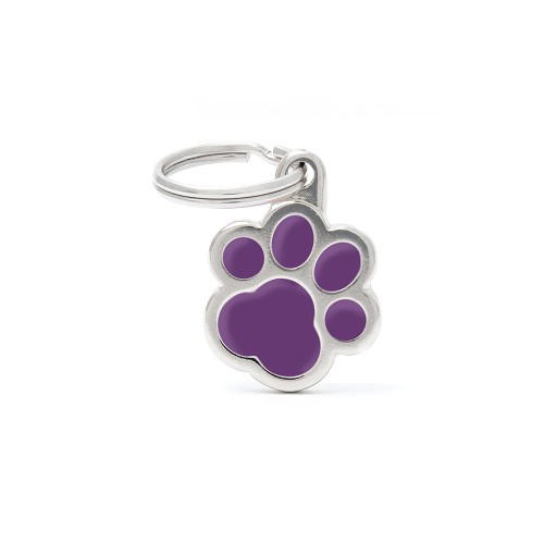 MyFamily Classic adresówka identyfikator Purple Paw