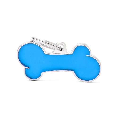 MyFamily Classic adresówka identyfikator Big Light Blue Bone