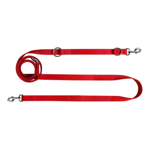 Chaba smycz regulowana CZERWONA 260cm