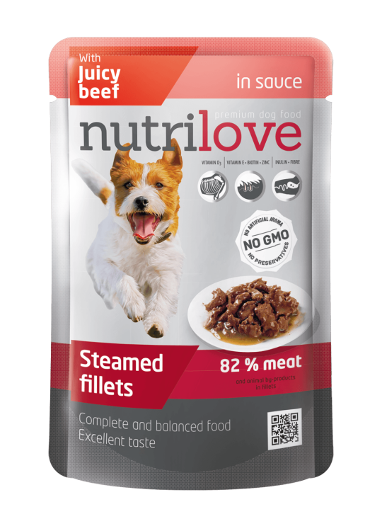 Nutrilove pouch dog BEEF in sauce 85g.png