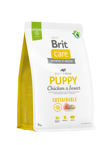 Brit Care Sustainable Puppy Chicken & Insect 3kg