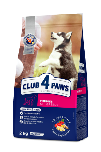 CLUB 4 PAWS PREMIUM dla szczeniąt - kurczak 2kg