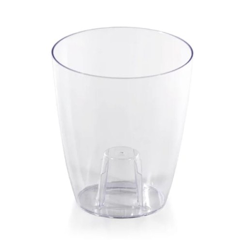Doniczka osłonka na storczyka COUBI DUOW160P transparentna ø16cm