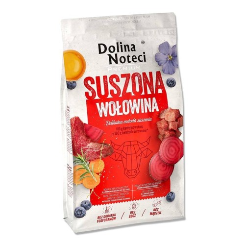Dolina Noteci Suszona karma dla psa Wołowina 9kg