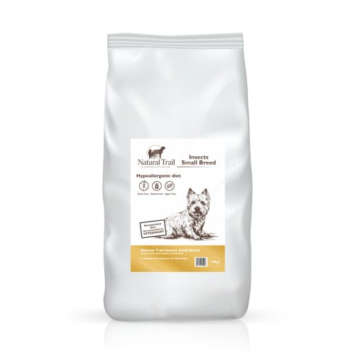 NATURAL TRAIL Small Breed Insects hipoalergiczna karma z insektów 10kg