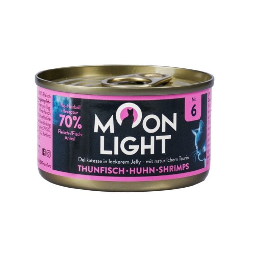 MOONLIGHT Dinner nr 6 tuńczyk, kurczak, krewetki w galaretce 80g