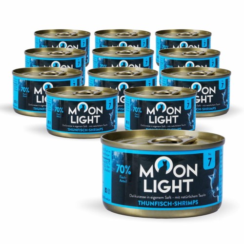 MOONLIGHT Dinner nr 7 tuńczyk i krewetki w sosie własnym 12x80g