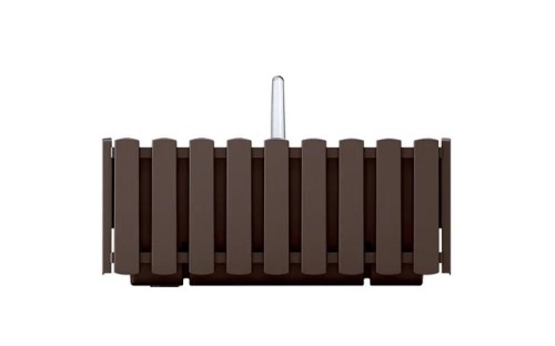 Doniczka skrzynka FENCYCASE W brązowa DDEF400W-R222