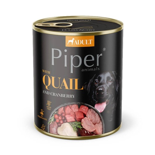 Dolina Noteci PIPER z przepiórką i żurawiną 800g