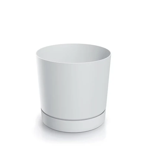 Doniczka TUBO P biała DPOP110-S449