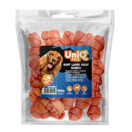 UNIQ PETS Miękkie kostki z jagnięciny 500g