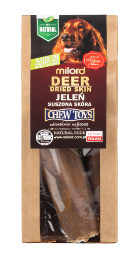 Milord Przysmak dla psa Skóra z jelenia 200g