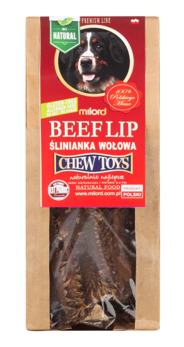 Milord Przysmak dla psa Ślinianki wołowe 200g