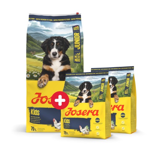 JOSERA Junior Kids 12,5kg + 2x900g GRATIS