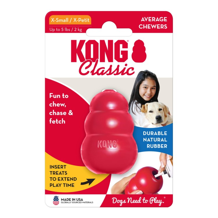 Kong Classic XS czerwony