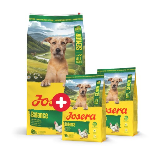 JOSERA Senior Balance 12,5kg + 2x900g GRATIS