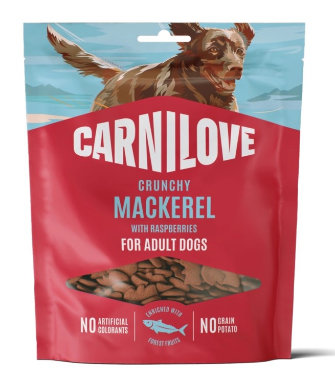 Carnilove Dog Crunchy Snack Mackerel Raspberries 200g makrela