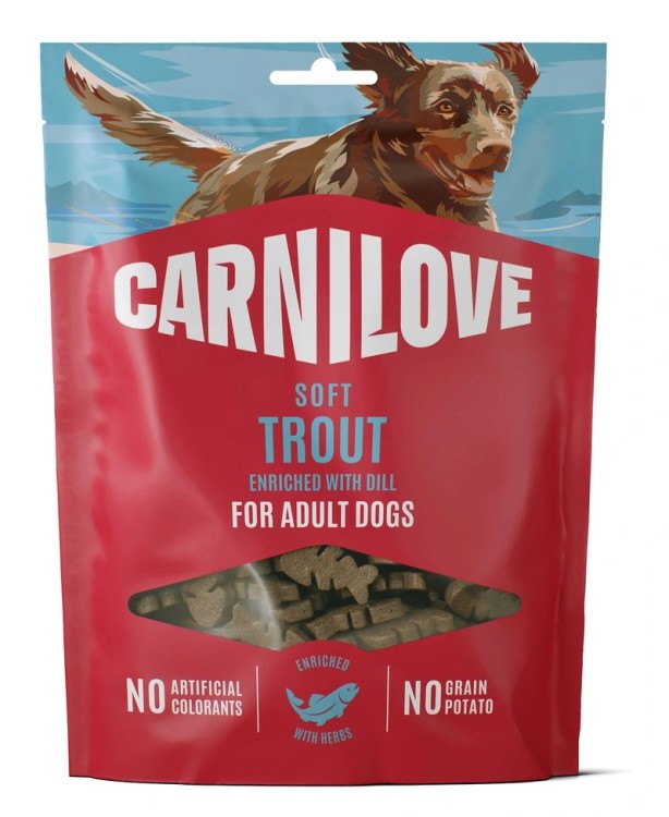 Carnilove Dog Snack Soft Trout Dill 200g pstrąg z koprem
