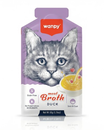WANPY dla kota Meat Broth Duck Bulion z Kaczki 50g