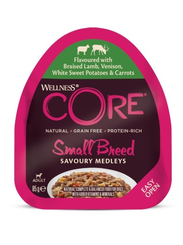 Wellness Core Savoury Medleys Small Breed 85g kurczak, jagnięcina, dziczyzna