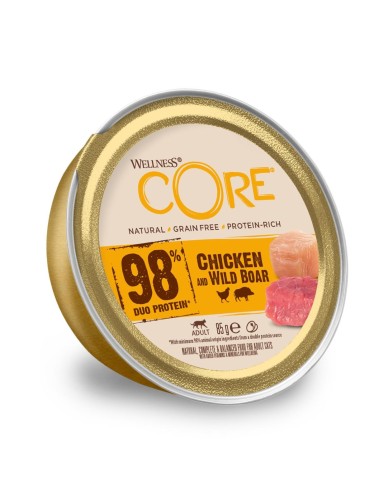 Wellness Core Duo Protein karma bezzbożowa Kurczak z dziczyzną 85g