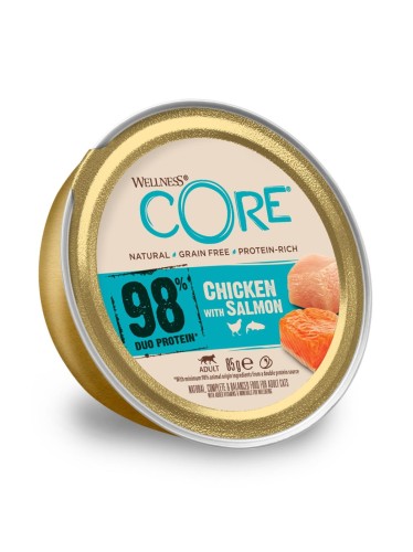 Wellness Core Duo Protein karma bezzbożowa Kurczak z łososiem 85g