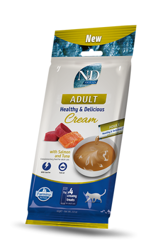 Farmina N&D Cat Ocean Cream Salmon & Tuna 60g