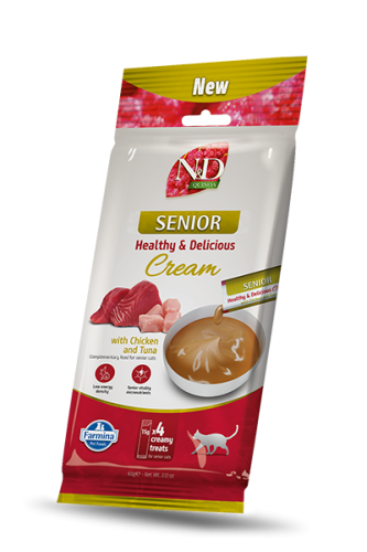 Farmina N&D Cat Quinoa Cream Senior Chicken & Tuna 60g