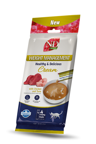 Farmina N&D Cat Quinoa Cream Weight Management Chicken & Tuna 60g