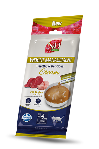Farmina ND Cat Quinoa Cream Weight Management Chicken Tuna