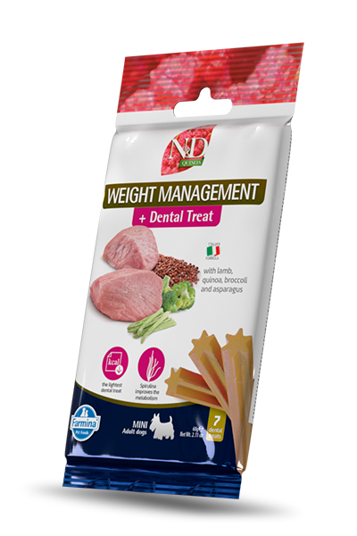 Farmina ND Dog Quinoa Dental Treat Weight Management Mini