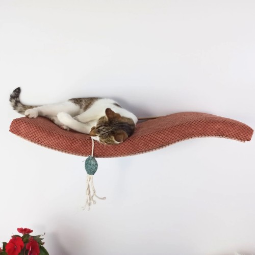 Cat's Atelier Półka ścienna dla kota wisząca FALA NL 75cm SH-M-W75UL
