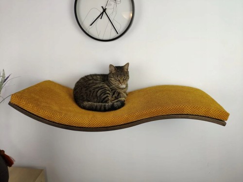 Cat's Atelier Półka ścienna dla kota wisząca FALA 95cm NL SH-W-W95L